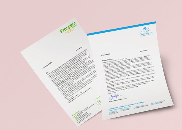 charity resource - printing Claire