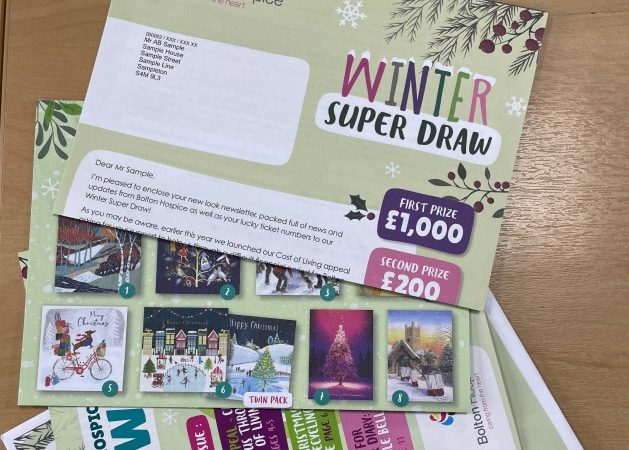 charity resource direct mail campaign